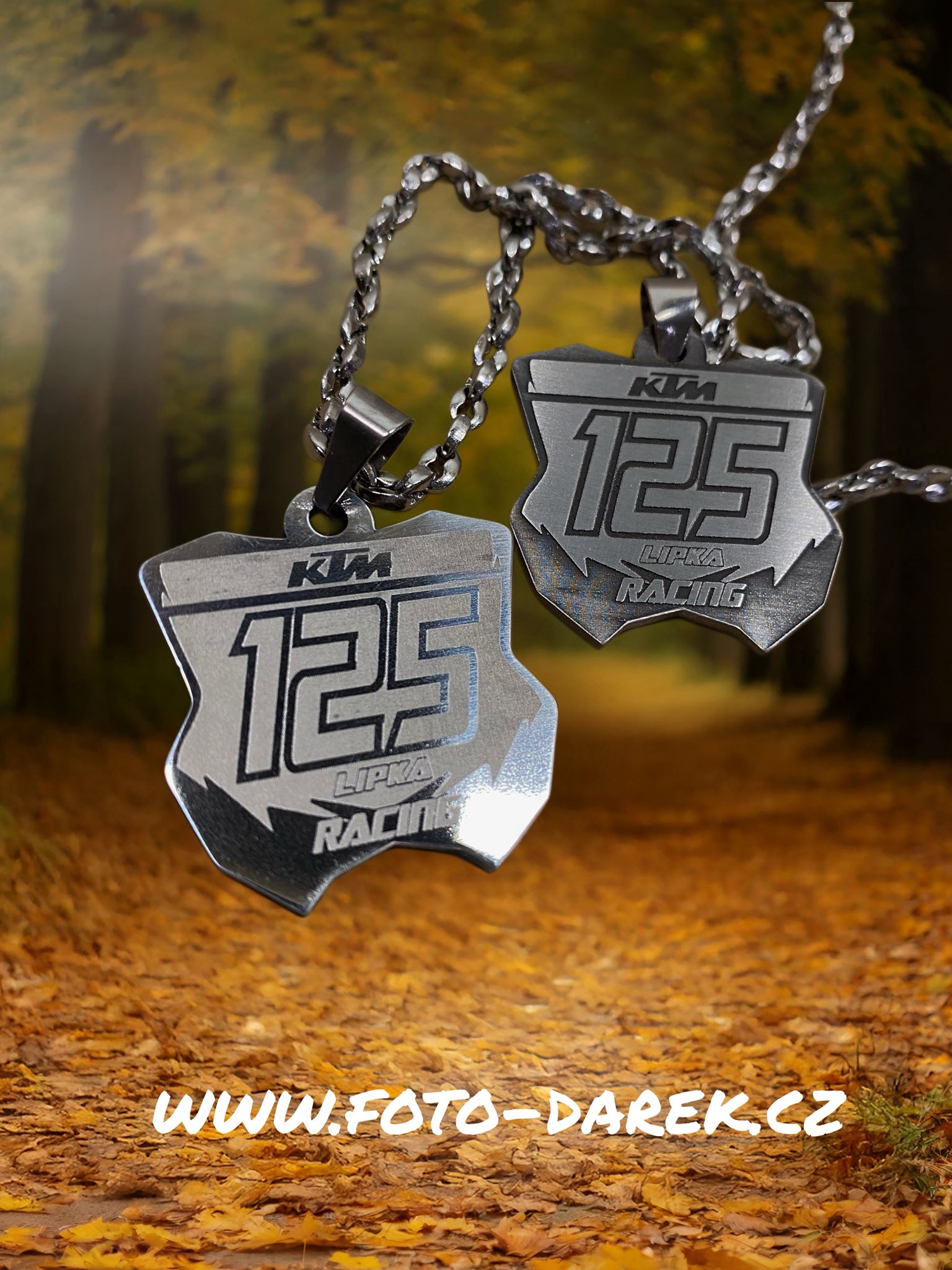 Motocross sada s číslem a jménem